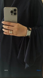 Oversized sleeves abaya