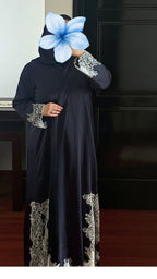 Satin abaya