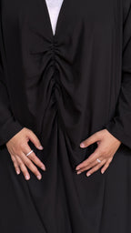 Ruffled abaya