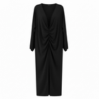 Ruffled abaya