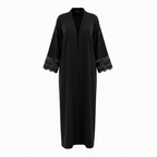 Sleeves lace abaya